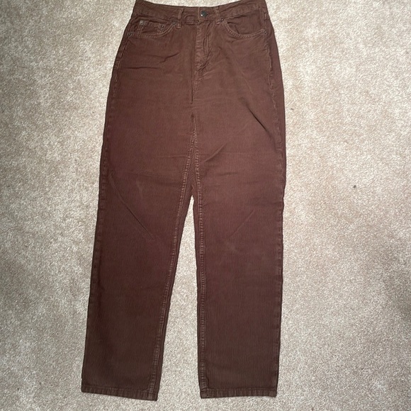 Subdued High Rise Straight Corduroy Boyfriend Pants - Picture 4 of 4